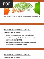 Module 1 Introduction To Media Information Literacy