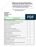 Form Pengendalian Pasar Modern