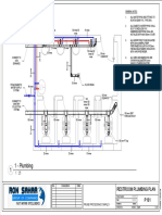 P101 - Restroom Plumbing Plan
