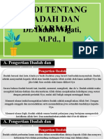 Studi Tentang Ibadah Dan Syariah: Dr. Indah Wigati, M.PD., I