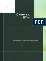 Cause and Effect