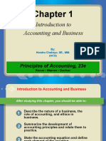 Chapter 1 - Introduction To Accounting and Business