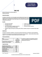 Excelmotive ZF 20W-40: Technical Data Sheet