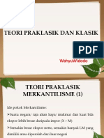 TEORI PRAKLASIK DAN KLASIK