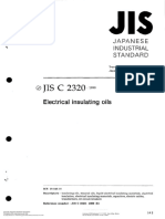 (JIS) 2320 - 1999 Electrical Insulating Oils