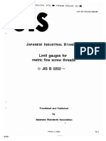 JIS-B0252-1996-Limit Gauges For Metric Fine Screw Threads