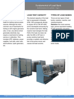 Load Bank Fundamentals: Types, Applications and Specifications Explained