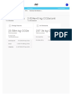 23.8m KG CO2e 2.624e+0 KG CO2e/unit: Greenhouse Gas Emissions