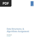 Data Structures and Algorithms Assignment