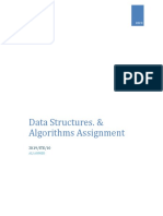 Data Structures and Algorithms Assignment