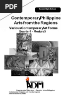 Contemporaryphilippine Arts Fromthe Regions: Variouscontemporaryart Forms