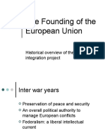 LECTURE The Founding of The European Union