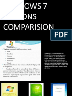 Windows 7 Editions Comparison