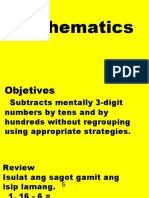 Math - 2 Subtracts Mentally 3-Digit