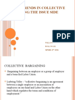 Recent Trends in Collective Bargaining