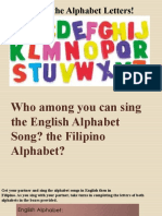 Learn Alphabets in English and Filipino