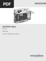 Weinmann Accuvac Basic Aspirator - Service Manual