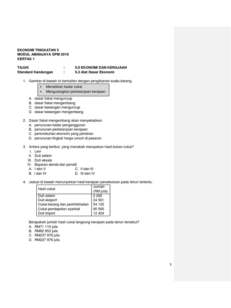 K1 5 3 Alat Dasar Ekonomi Pdf