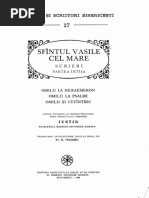 Omilii Ale Sfantului Vasile Cel Mare