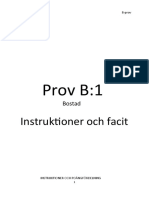 Instruktioner Och Facit B1