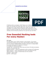 Free Hacking Tools Essential for Every Hacker