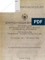 Zakonodavni Rad Pretsednistva AVNOJ 19.11.1944-27.10.1945
