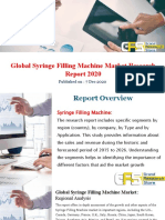 Global Syringe Filling Machine Market Research Report 2020