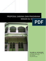 Proposal Sarana Dan Prasarana Masjid Al Muslimin