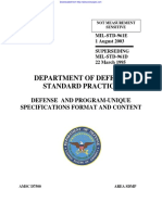 MIL-STD-961E Specifications