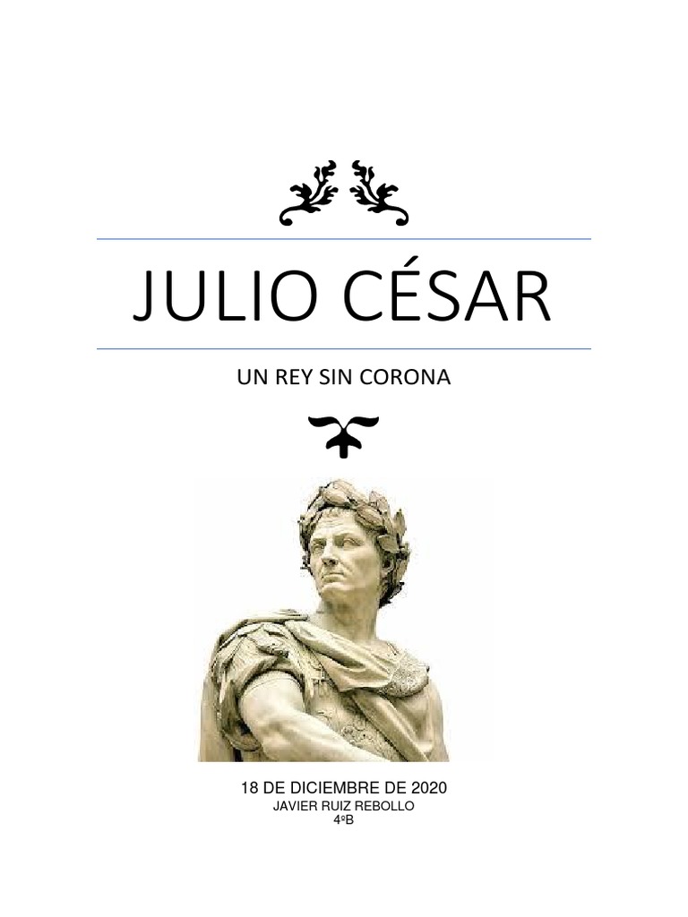 Julio César: Poder y Legado | PDF | Julio César | Pompeyo, image size:768x1024