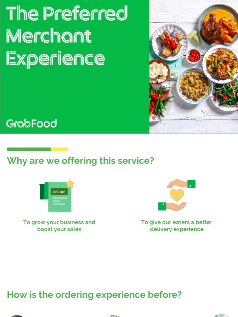 GrabFood Merchant Onboarding Guide | PDF | Receipt | Point Of Sale