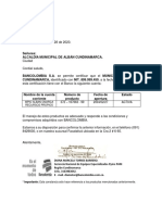 Certificación Bancaria Cta Cte 372-167663-99