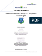 Financial Performance Analysis of Bangladesh Venture Capital