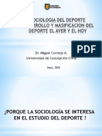 Sociologia Del Deporte Desarrollo y Masificacion Del Deporte El Ayer y El Hoy