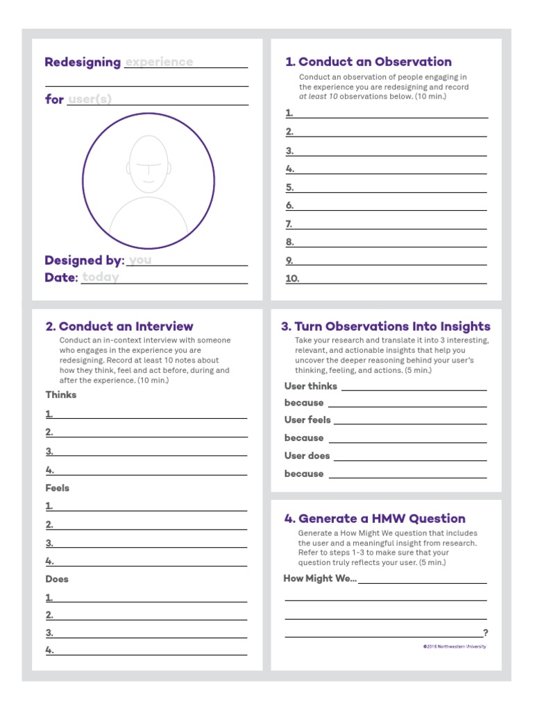 Design Thinking Prototype Process | PDF | Prototype | Human Nature