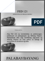FED 121 Palabaybayang Filipino