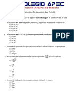 Practica Segundo Periodo-5to. Sec