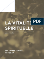 La Vitalité Spirituelle