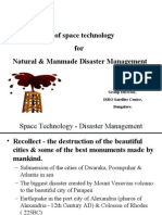 Use Of Space Technology For Disaster Management