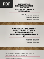 Instructor: Sir Shafan Khaliq Subject: System Network & Integration