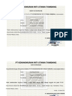 PT - Kemakmuran Inti Utama