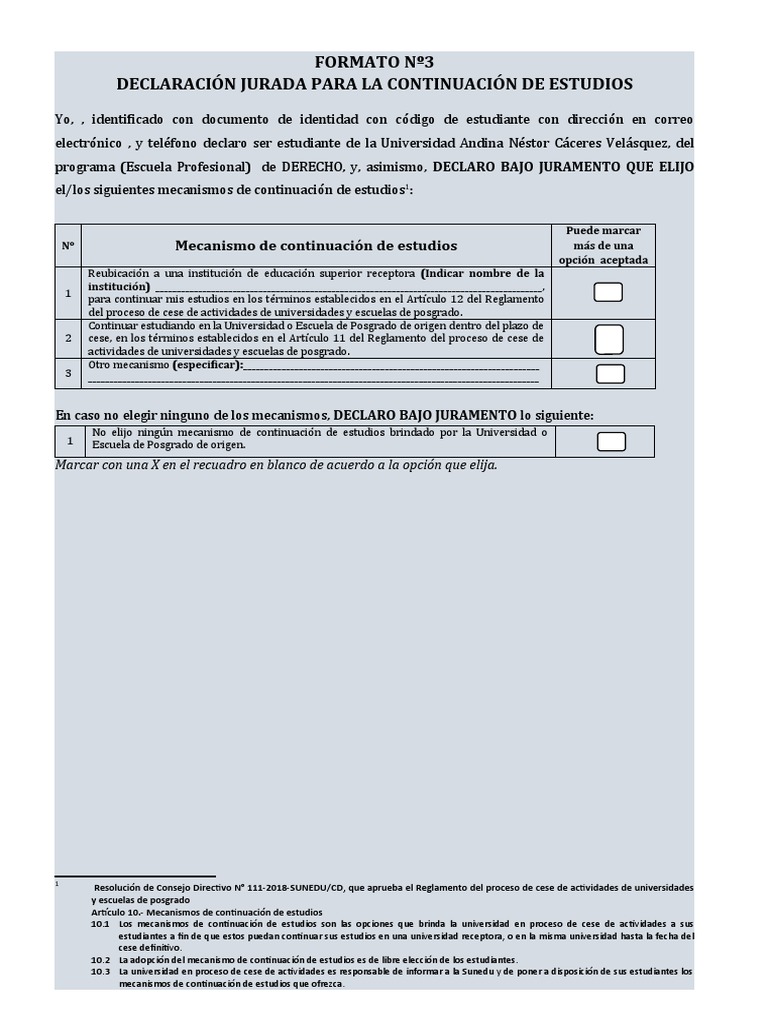 Formato 03 | PDF | Gobierno