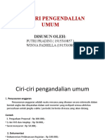 Kelompok 5 Ciri-Ciri Pengendalian Umum.