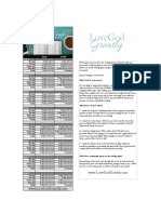 Psalm 119 Reading Plan