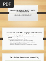 Legal and Administrative Issues in Compensation