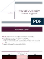 Pediatric Obesity: Overview & Approach