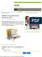 Définition Du Business Plan Quest-Ce Que Cest