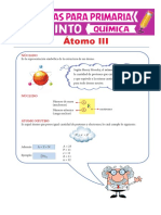 Núclidos y Átomo Neutro para Quinto de Primaria
