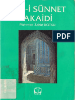 Mehmed Zahit Kotku, Ehli Sünnet Akaidi