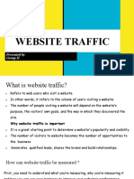 Website Traffic: Presented by Group II